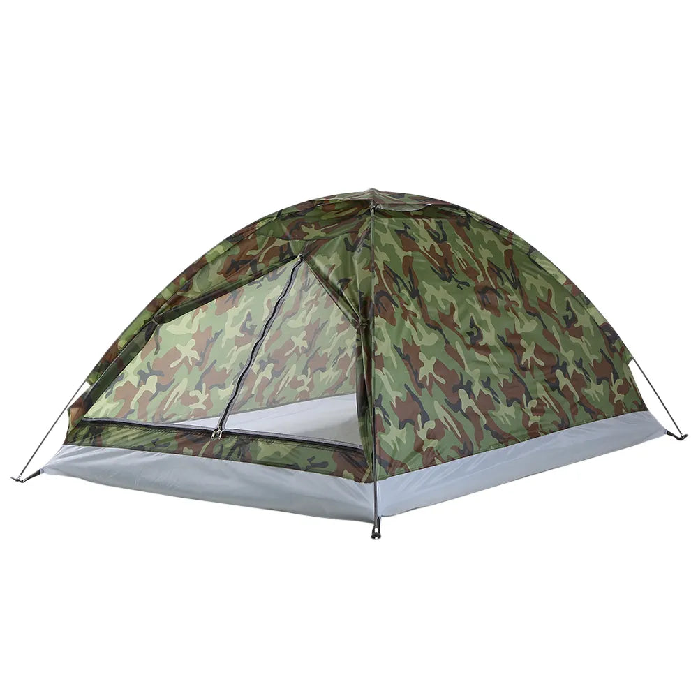 Single Layer Outdoor Portable Camouflage Tent